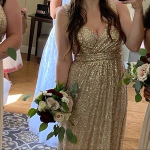 COPY - Gold Bridesmaid Dress